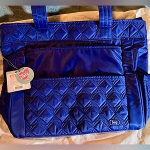 Lug Signature Collection Charleston Tote in Cobalt Limited Edition